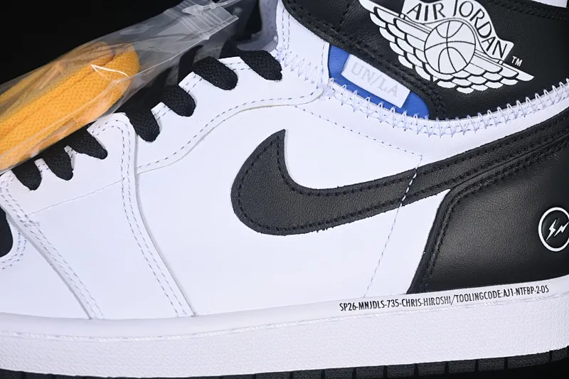 All categories Air Jordan Jordan series basketball shoes Air Jordan 1 High Fragment Design x Union x Air Jordan 1 Hi Joe 1 Fujiwara Hirota Lightning high-top basketball shoes II7282-100